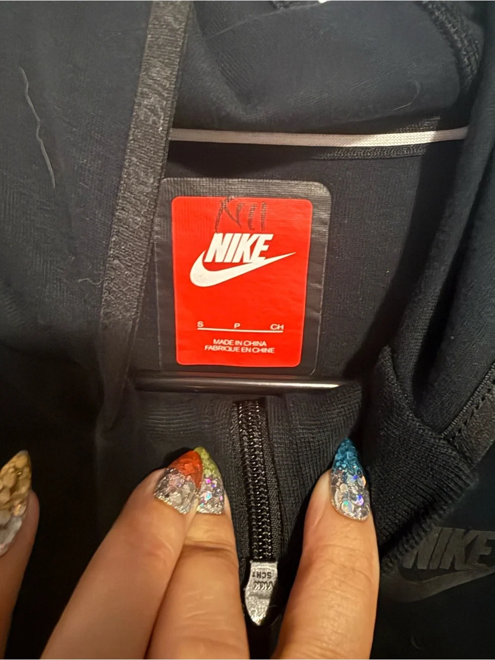 Nike Tech Women's Black Full-Zip Hooded Utility Jacket